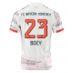 Maillot de foot Bayern Munich Sacha Boey #23 Extérieur vêtements 2025-26 Manches Courtes Maillot de foot Bayern Munich Sacha Boey #23 Extérieur vêtements 2025-26 Manches Courtes